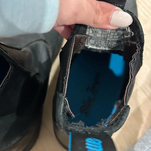 Blue Tongue Mens 6" Station Slip-on Boots size 11 - Picture 6 of 6